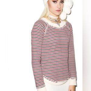 NWT Chaser Sweatshirt Striped
